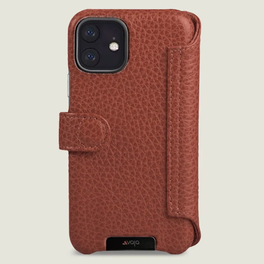 iPhone 11 Wallet leather case with magnetic closure