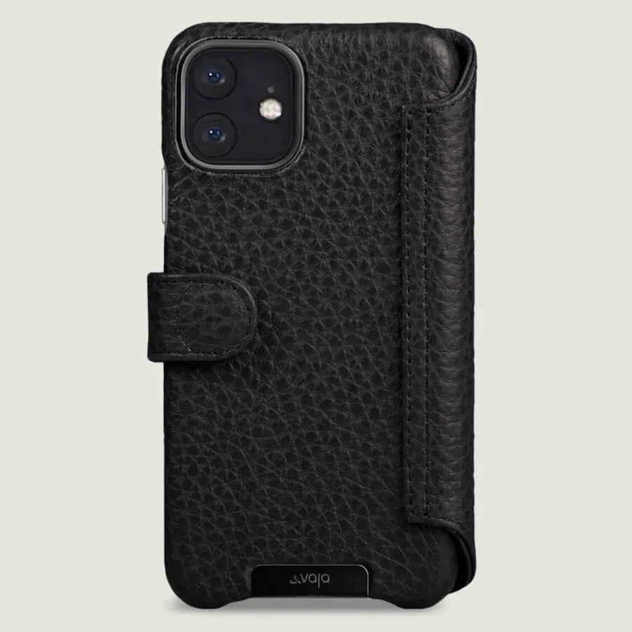 iPhone 11 Wallet leather case with magnetic closure