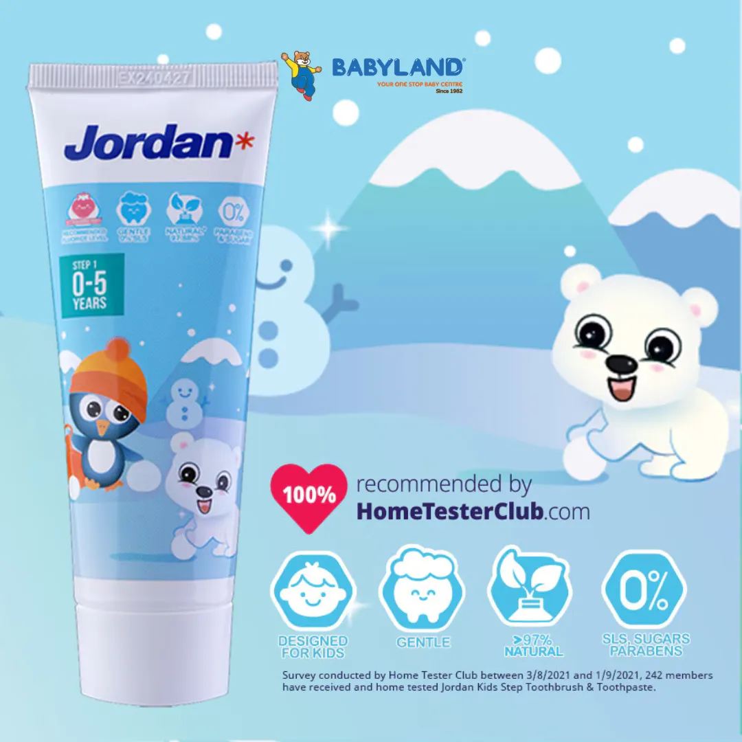 Jordan Kids Toothpaste Step 1 (75g) (0-5yrs)