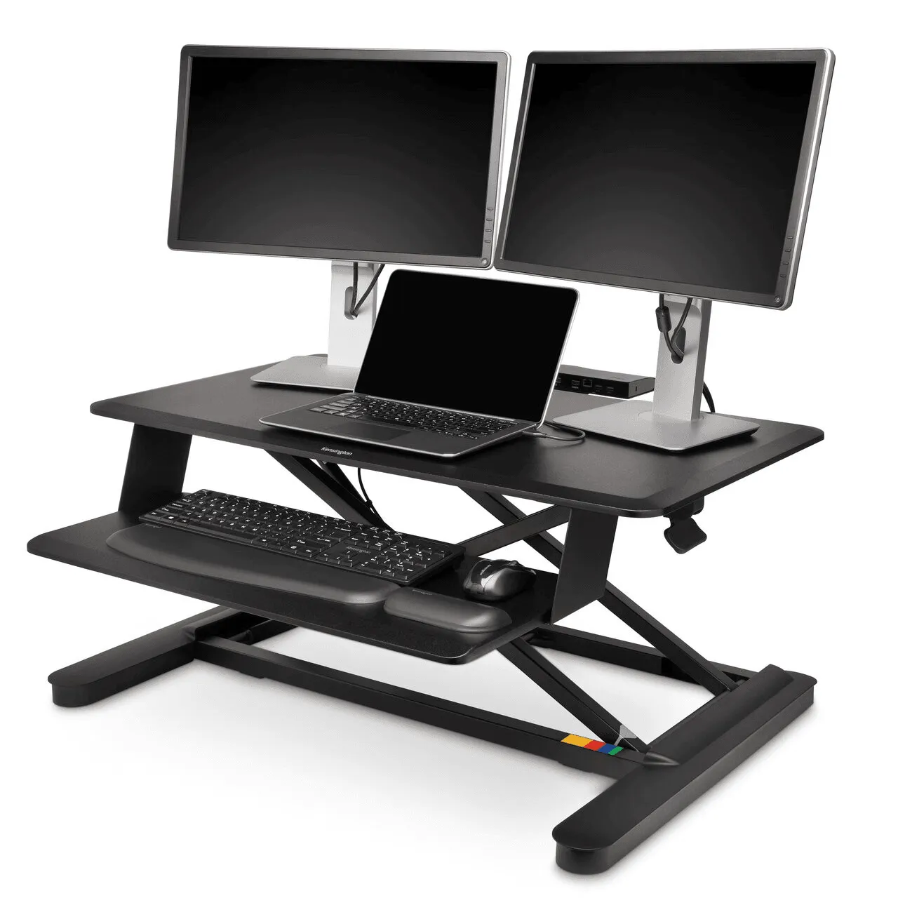 Kensington Smartfit Sit Stand Height Adjustable Workstation Black