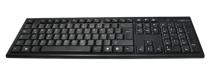 Keyboard Wireless 2,4Ghz Black