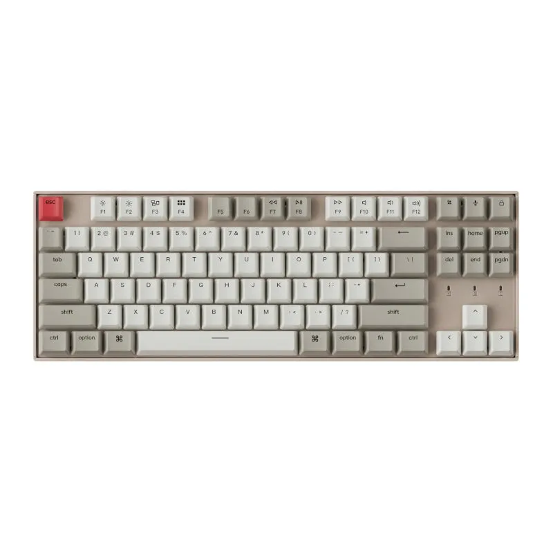 Keychron K8 87 Key Gateron Mechanical Keyboard Non-Backlit Brown Switches