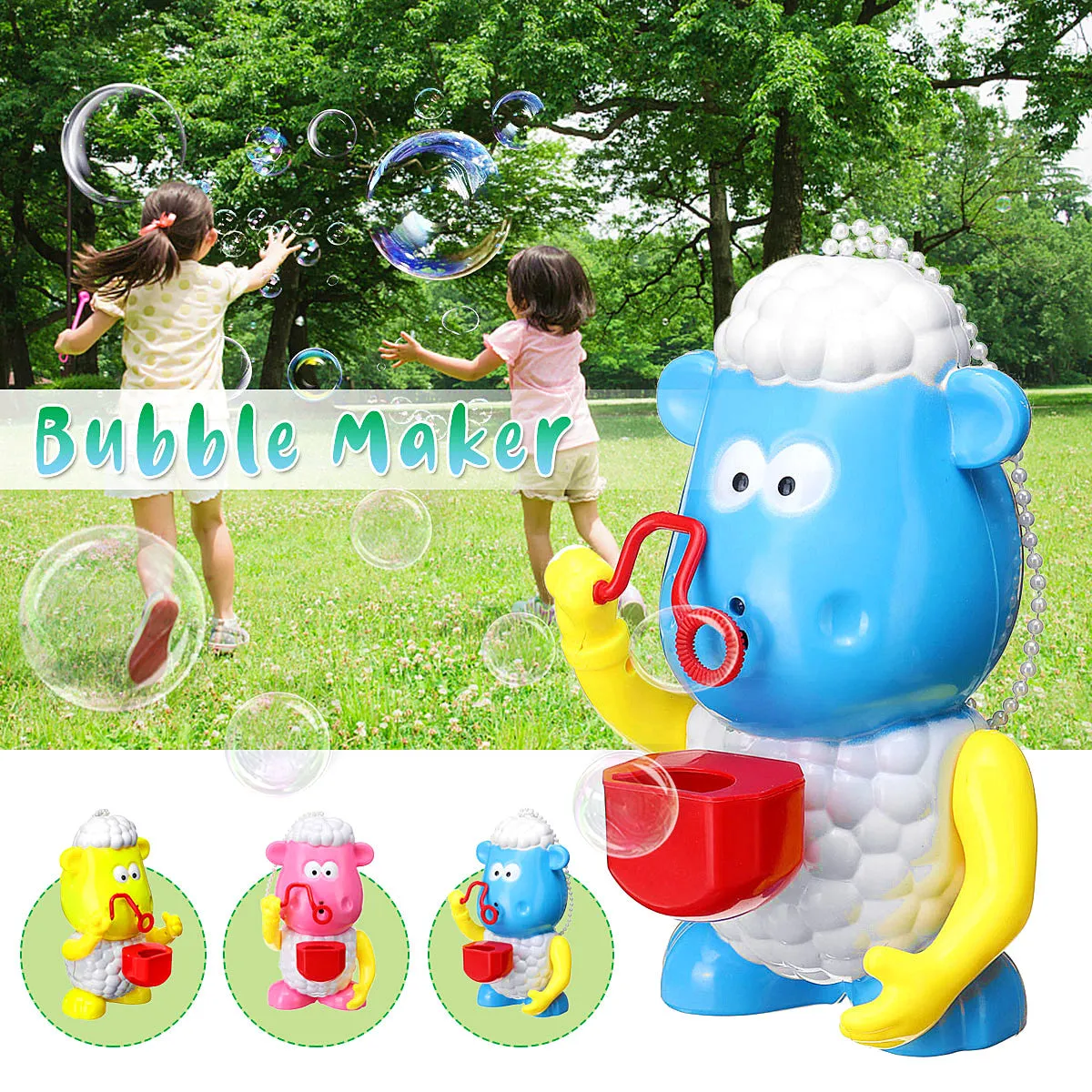 Kids Electric Bubble Tub Sheep Music Toys