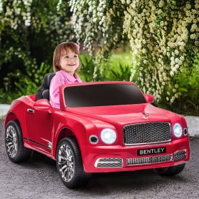 Kids Electric Ride On Car Bentley 12V - Red