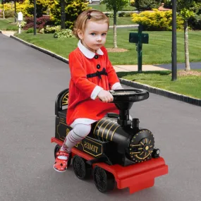 Kids Electric Ride On Toy Train With Track