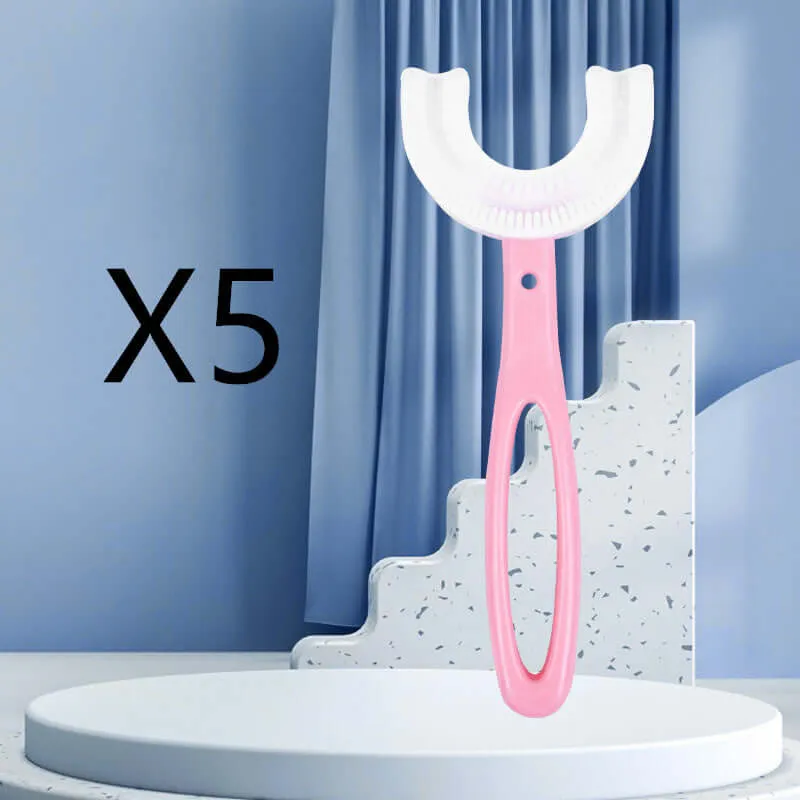 Kids U Shaped Soft Rubber Toothbrush - Kids U Shaped Toothbrush