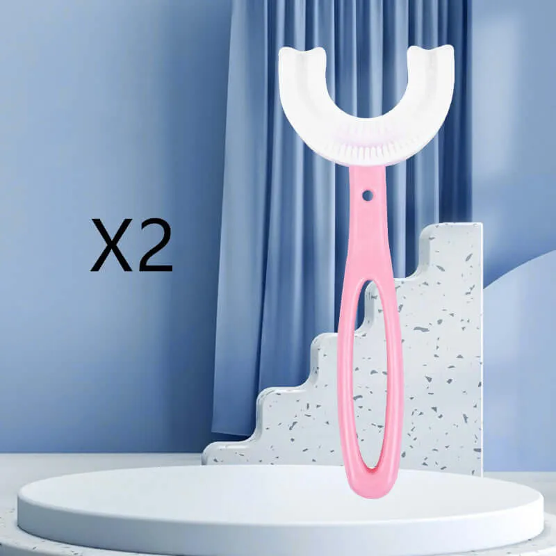 Kids U Shaped Soft Rubber Toothbrush - Kids U Shaped Toothbrush