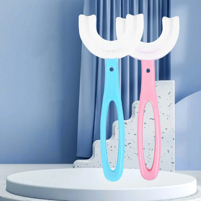 Kids U Shaped Soft Rubber Toothbrush - Kids U Shaped Toothbrush