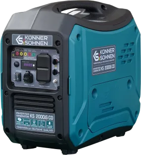 Konner Sohnen KS 2000iS CO 1800W/2000W Generator Gas Inverter with CO Sensor Pure Sine Wave New