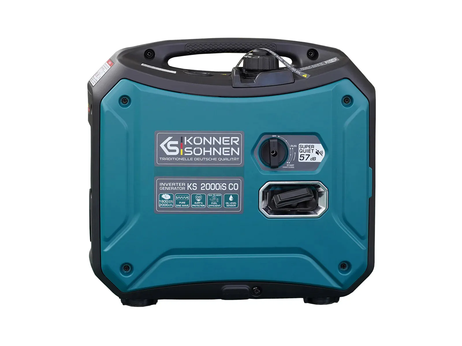 Konner Sohnen KS 2000iS CO 1800W/2000W Generator Gas Inverter with CO Sensor Pure Sine Wave New