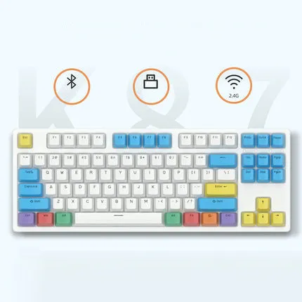 Kzzi K87 RGB Three Mode TTC Mechanical Keyboard