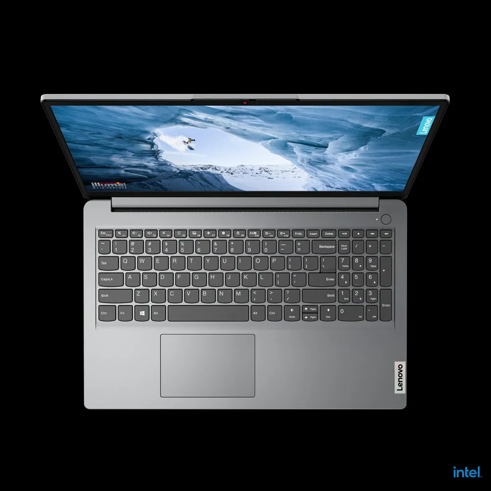 LENOVO 82LX00A4US IdeaPad 1 15IJL7 15.6" HD Celeron N4500 1.1GHz Intel UHD Graphics 4GB RAM 128GB SSD Win 11 Home in S Mode Cloud Grey