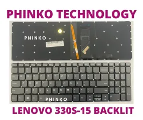 Lenovo Ideapad 330S-15ARR 330S-15AST 330S-15IKB Keyboard US Backlit