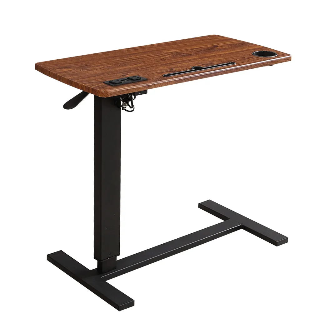 Levede Standing Desk Height Adjustable Brown