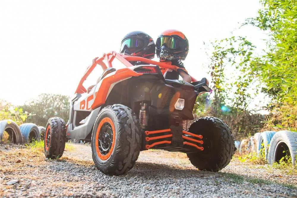 Licensed 4 Wheel Drive Can Am Maverick UTV 2 x 24v Kids Electric Buggy