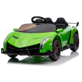 Licensed Lamborghini Veneno Kids 12v Ride On Electric Car With Remote