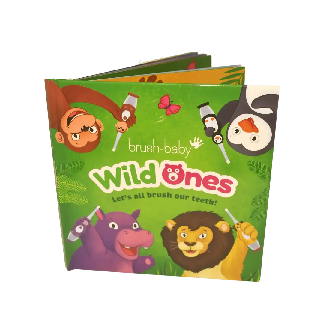 LIMITED EDITION: WildOnes™ Tiger Rechargeable Kids Toothbrush   Book Gift Set