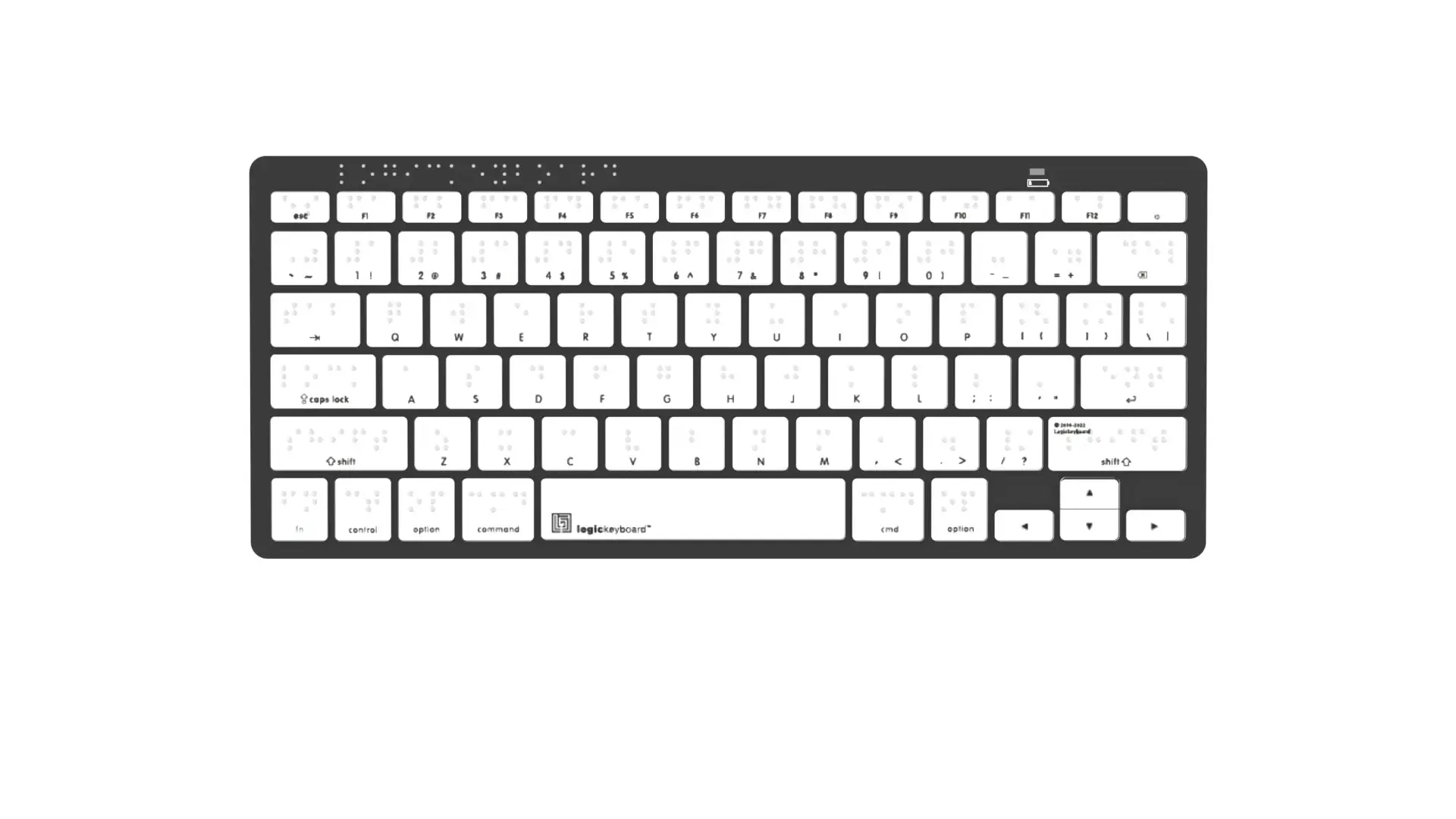 LogicKeyboard Braille Bluetooth,  MAC & PC