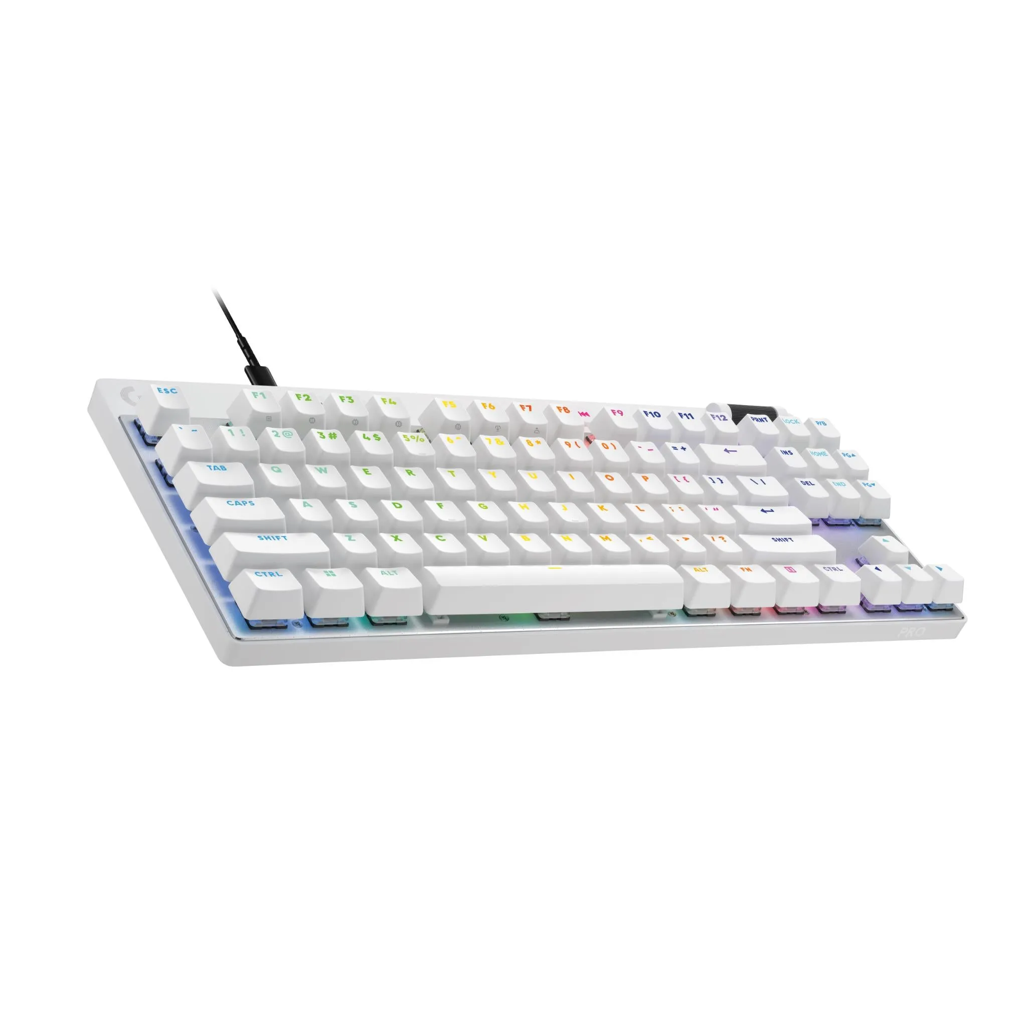 Logitech G PRO X TKL RAPID Tenkeyless Gaming Keyboard with Magnetic Analog Switches (White)