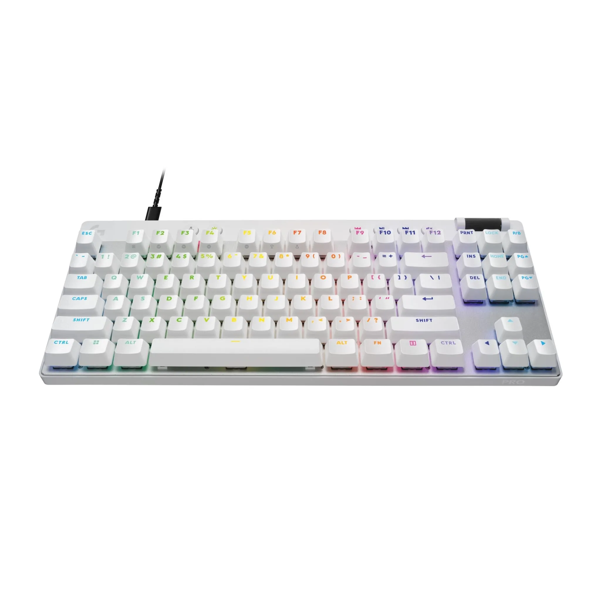 Logitech G PRO X TKL RAPID Tenkeyless Gaming Keyboard with Magnetic Analog Switches (White)