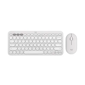 Logitech Keyboard Mouse Pebble 2 Combo White