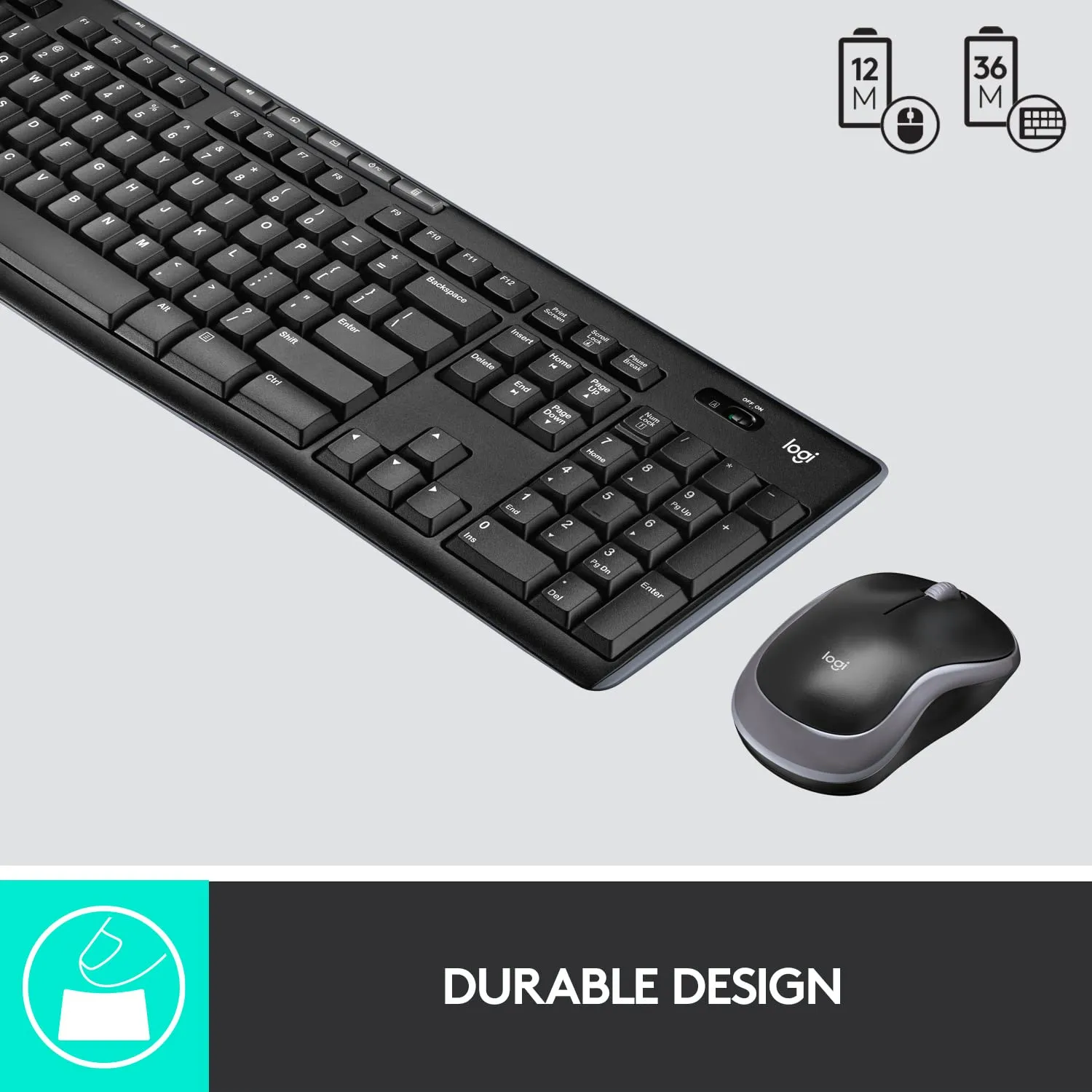 Logitech MK270 Wireless Keyboard & Mouse Combo