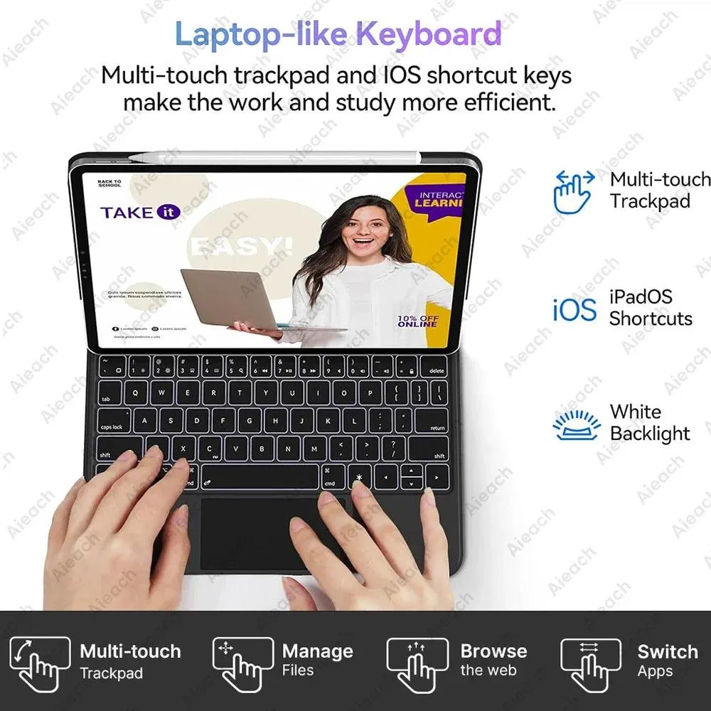 Magic Bluetooth Keyboard for iPad 11: Enhanced Productivity and Protection