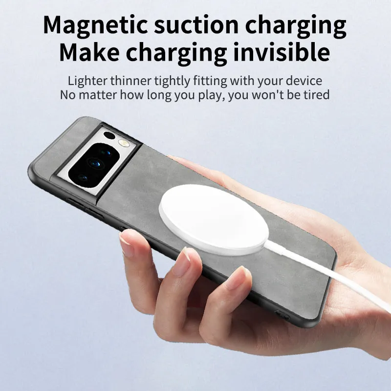 Magnetic Macsafe Phone Case With Stand For Google Pixel 8 7