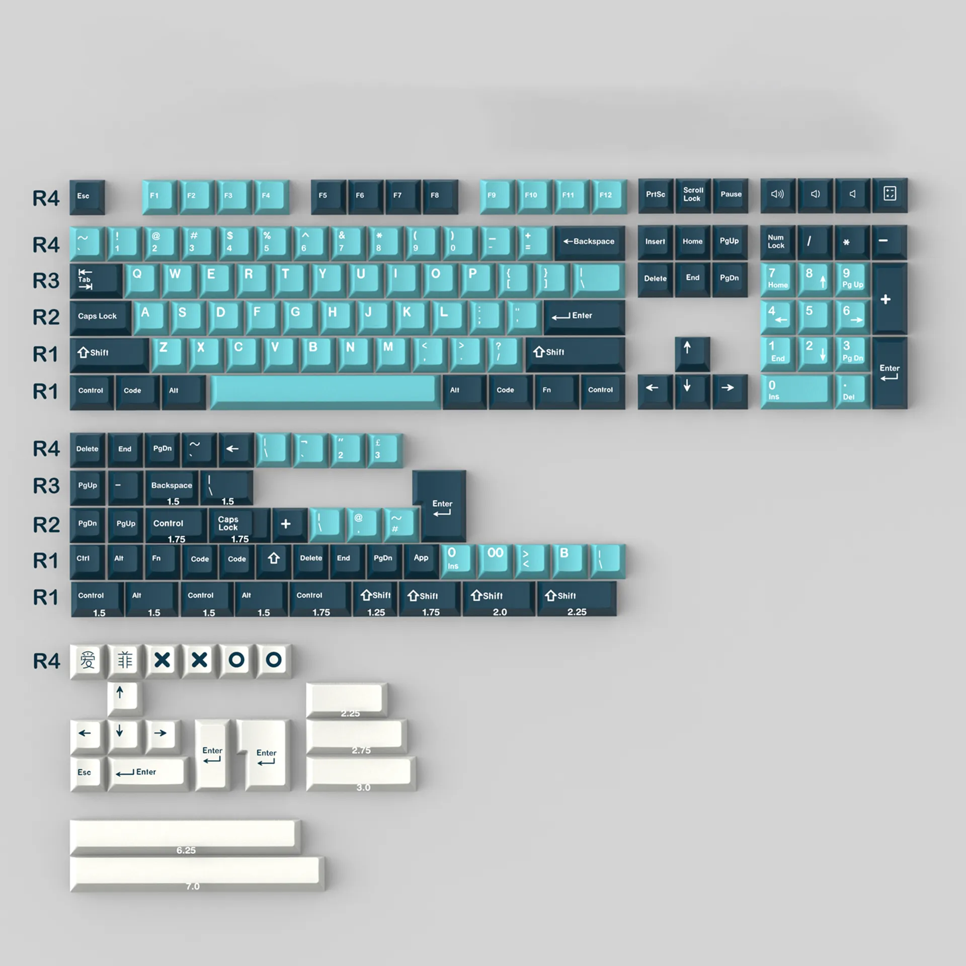 Manta ABS Keycap Set