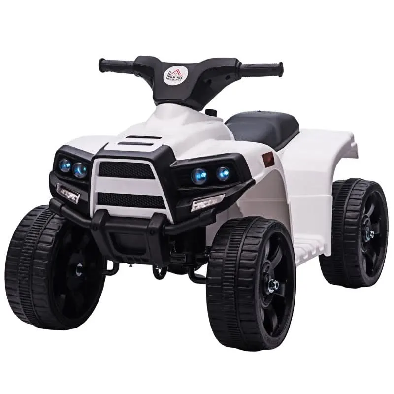 Maplin Plus 6V Kids Electric Ride On ATV Toy Quad Bike with Headlights for 18-36 Months