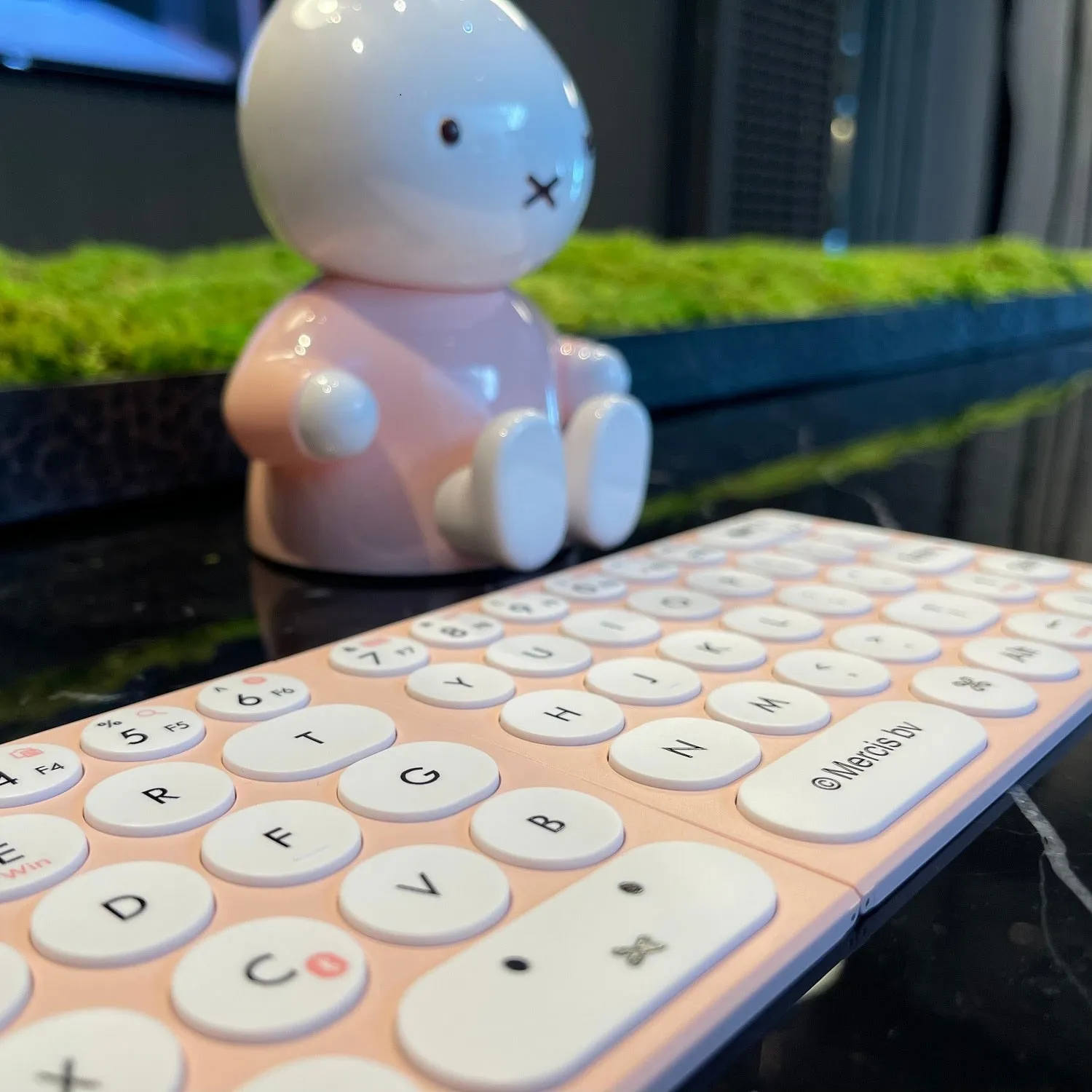 Miffy X MIPOW Mini Folding Keyboard For iPhone ipad