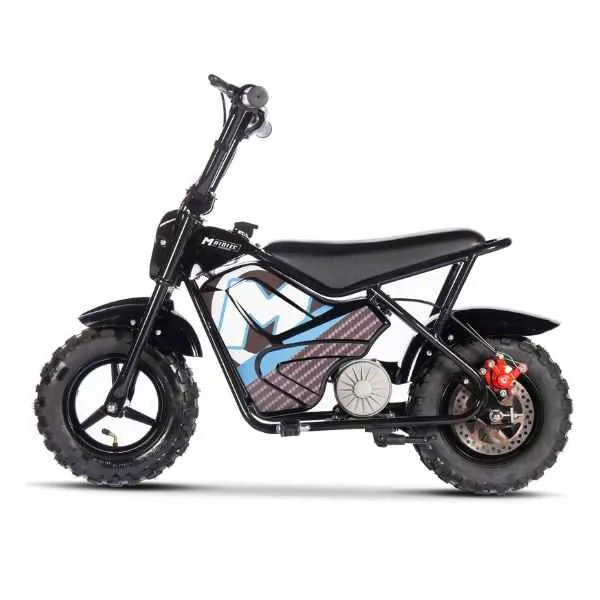 MotoTec 24v 250w Electric Powered Mini Bike Black