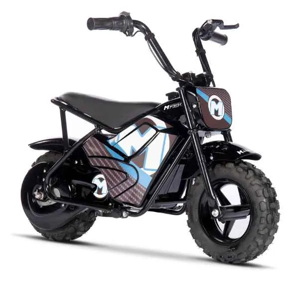 MotoTec 24v 250w Electric Powered Mini Bike Black