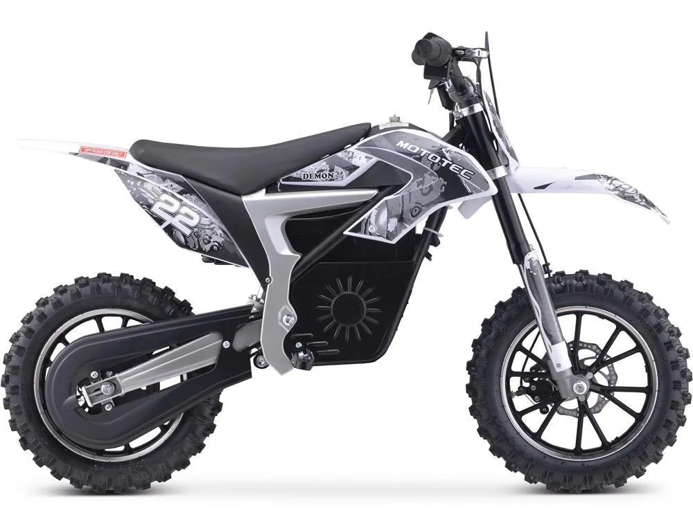 Mototec 500w Electric Dirt Bike | Motocross Lithium-Ion 36 Volts