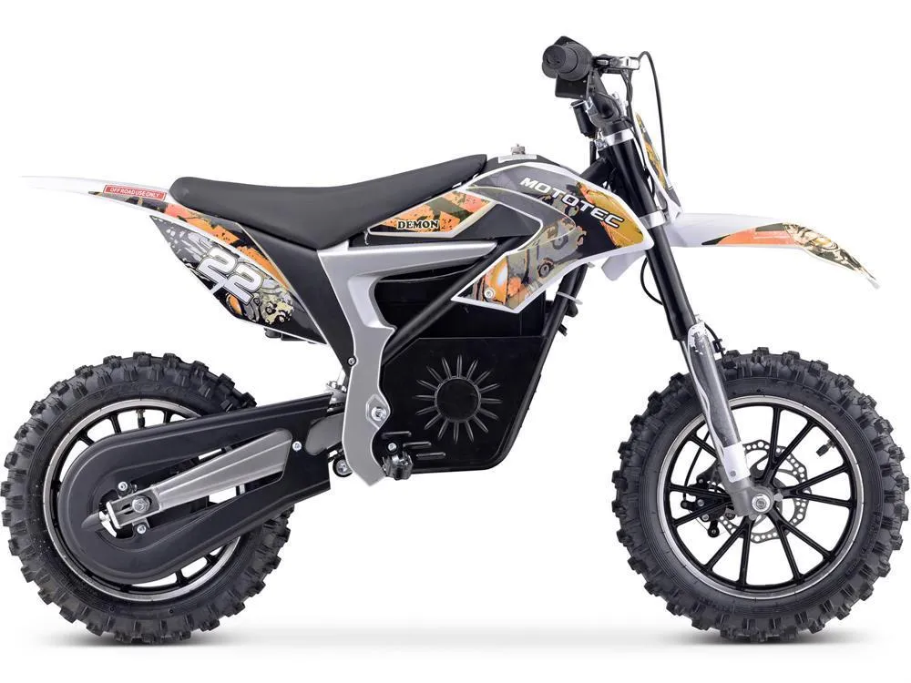 Mototec 500w Electric Dirt Bike | Motocross Lithium-Ion 36 Volts