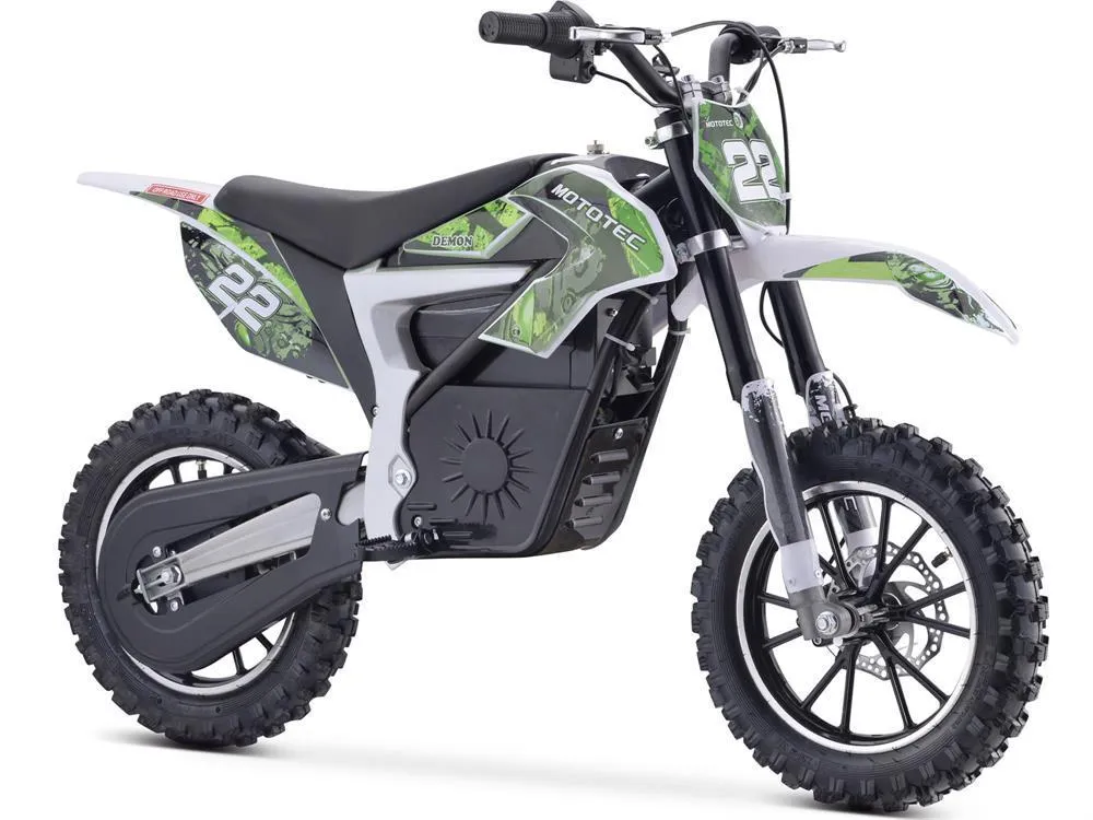 Mototec 500w Electric Dirt Bike | Motocross Lithium-Ion 36 Volts