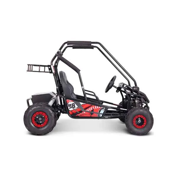 MotoTec Mud Monster XL 60v 2000w Electric Go Kart Full Suspension