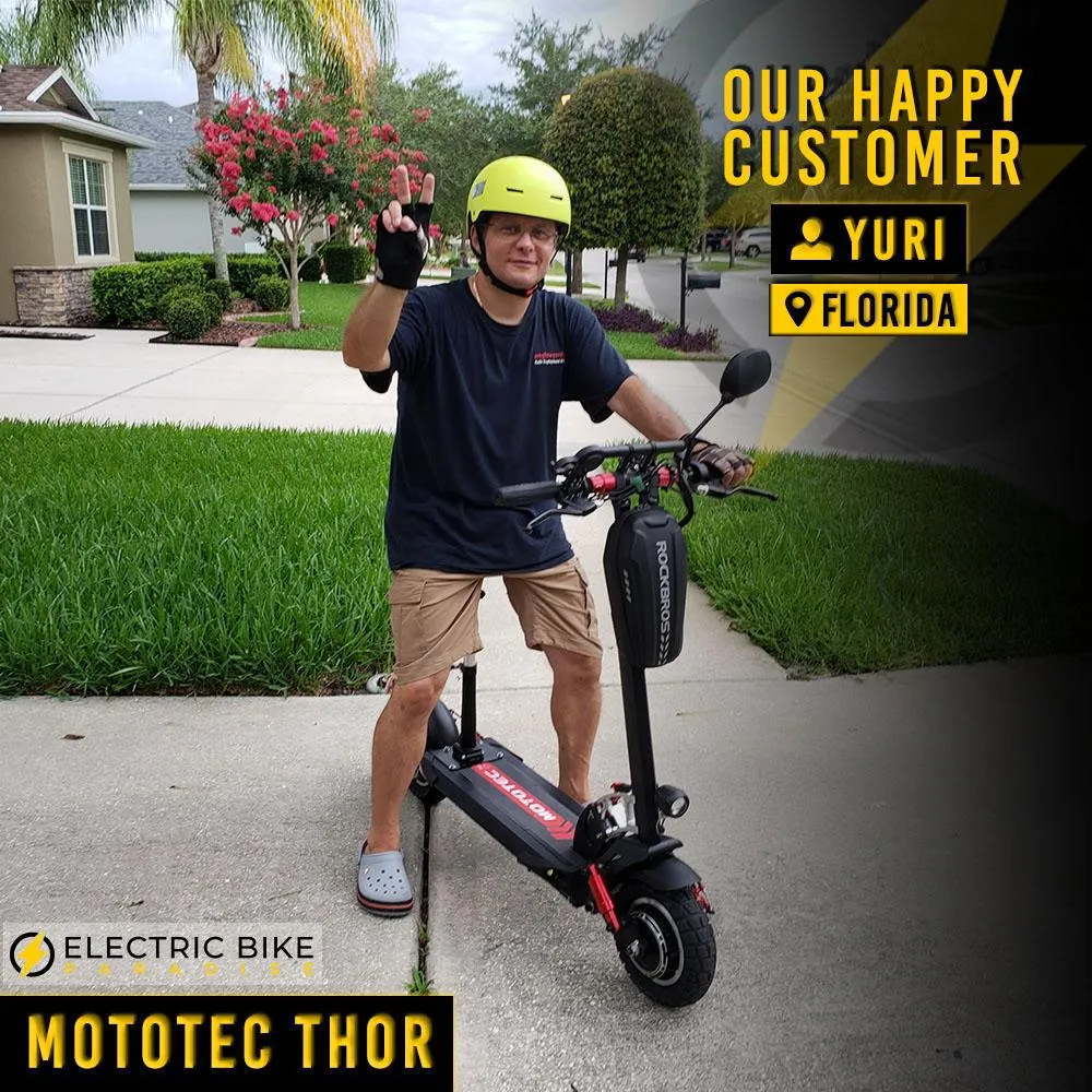 MotoTec Thor 60V/18Ah 2400W Folding Electric Scooter