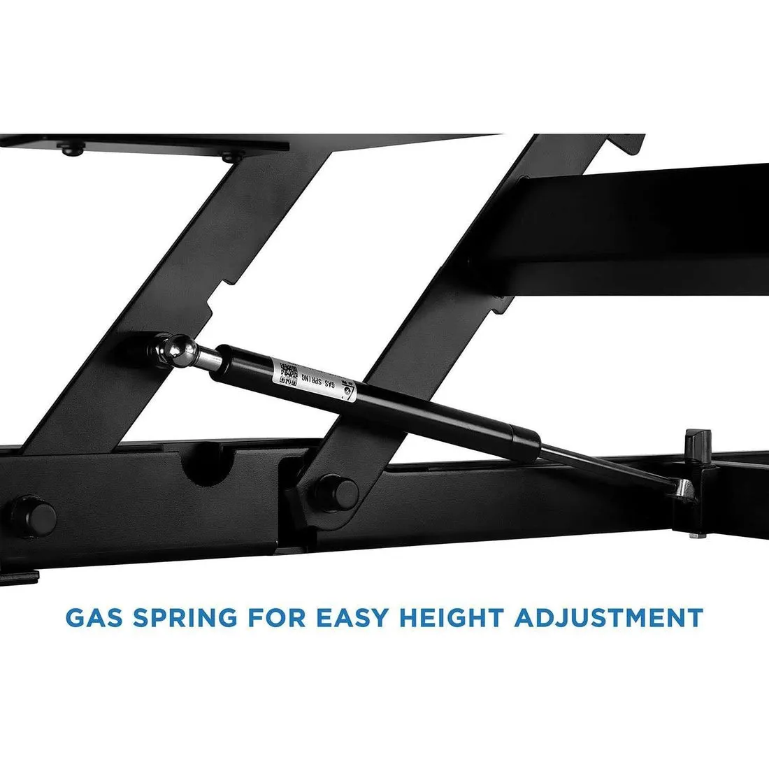 Mount-It! Standing Desk Converter Height-Adjustable StandUp Desk w/ Gas Spring, MI-7926