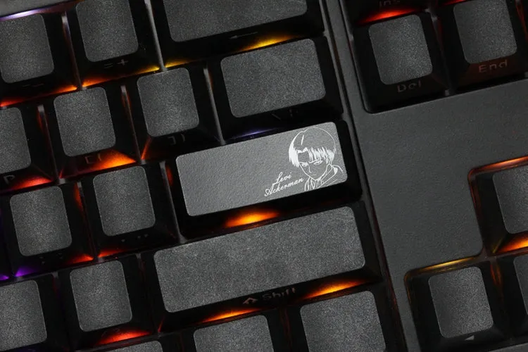 NOVELTY SHINE THROUGH ABS ETCHED ENTER KEYCAP Attack Titian inspired