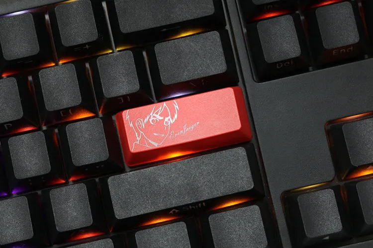 NOVELTY SHINE THROUGH ABS ETCHED ENTER KEYCAP Attack Titian inspired