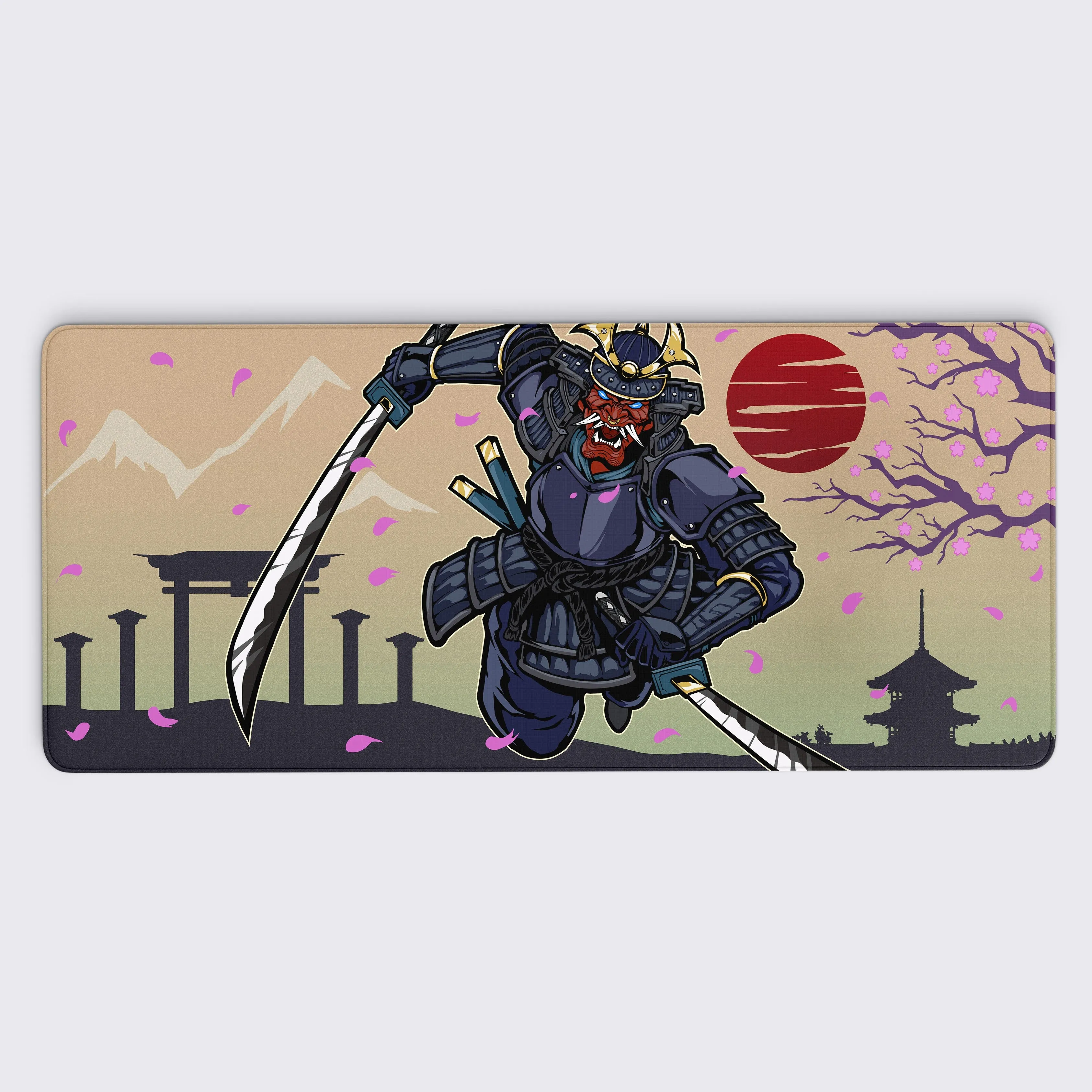 Oni Samurai Desk Pad