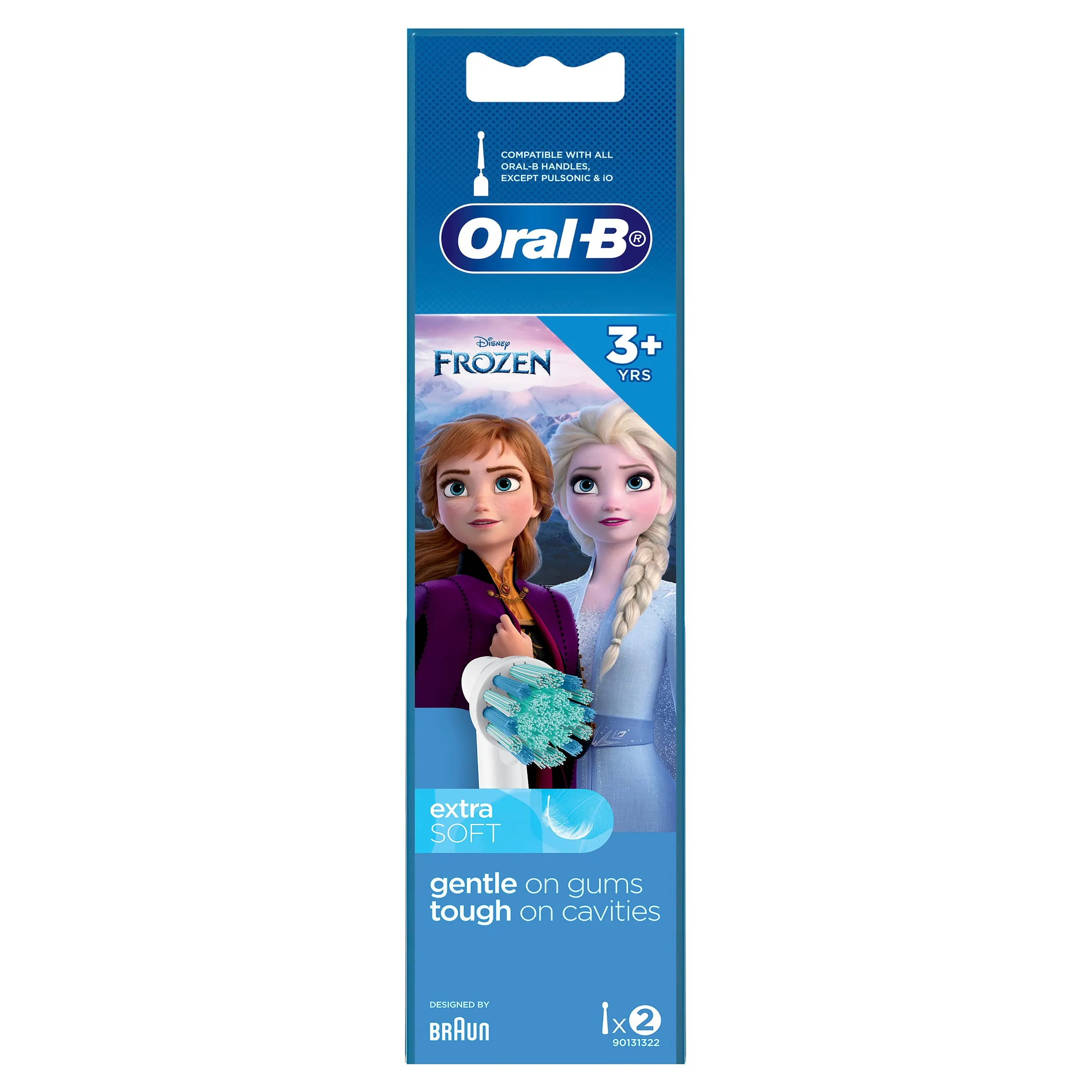 Oral-B Kids Frozen 3  Years Brush Head 2 Count