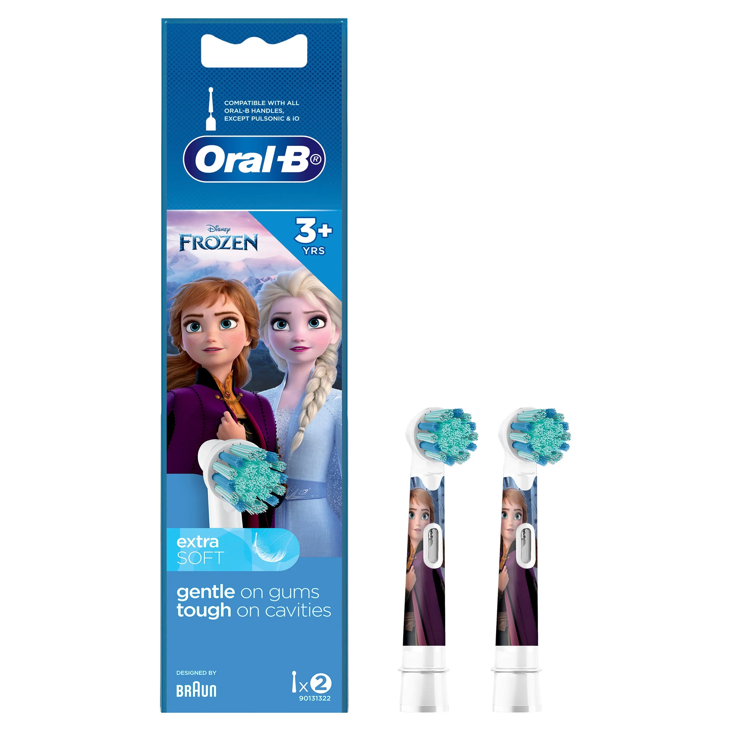 Oral-B Kids Frozen 3  Years Brush Head 2 Count