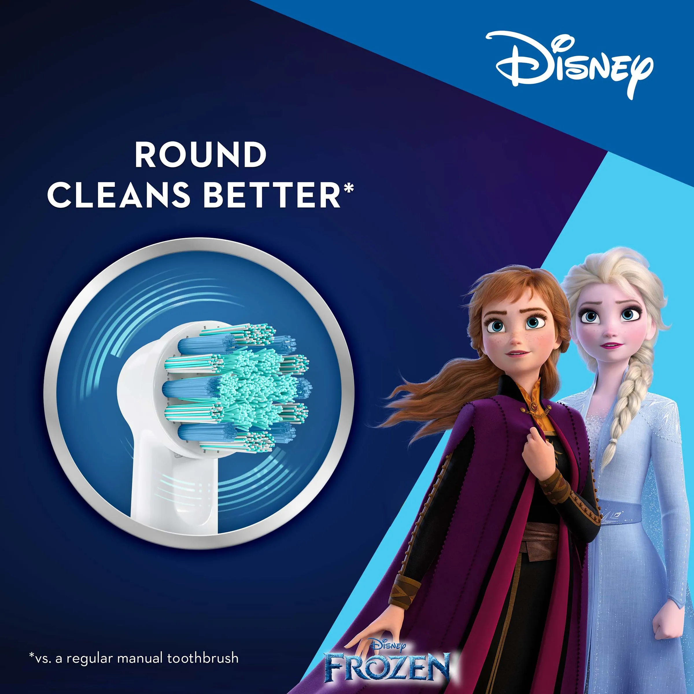 Oral-B Kids Frozen 3  Years Brush Head 2 Count