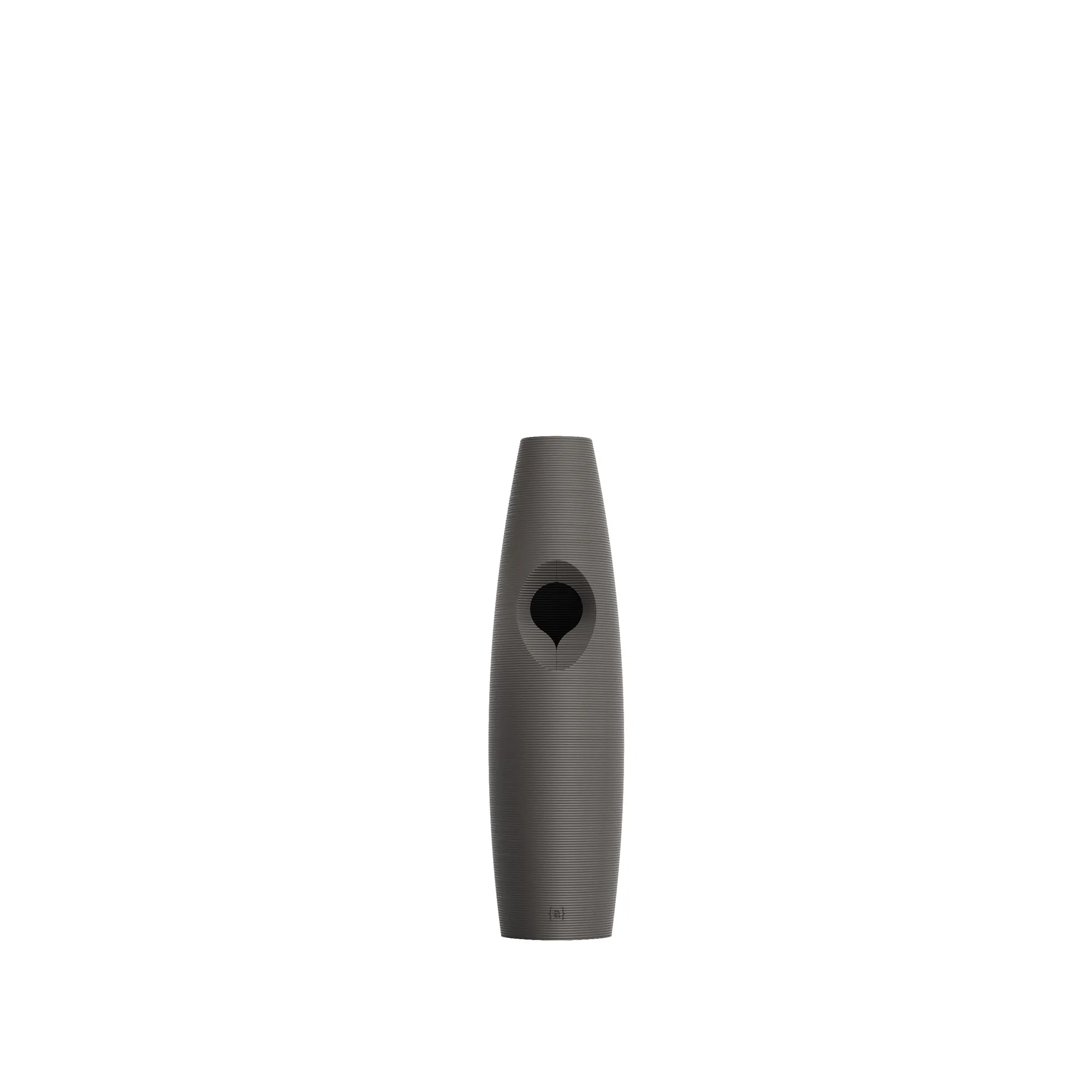 Ordo {access}ories Handle - Charcoal Triangular Small Smooth