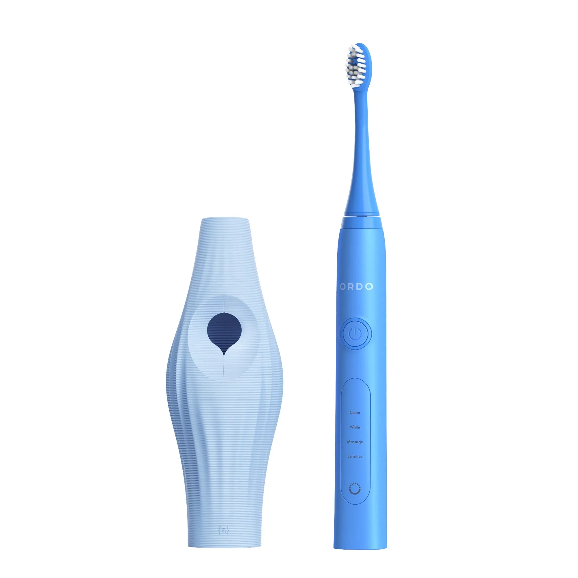 Ordo Sonic  Toothbrush & {access}ories Handle - Soft Blue Ball Small Vertical