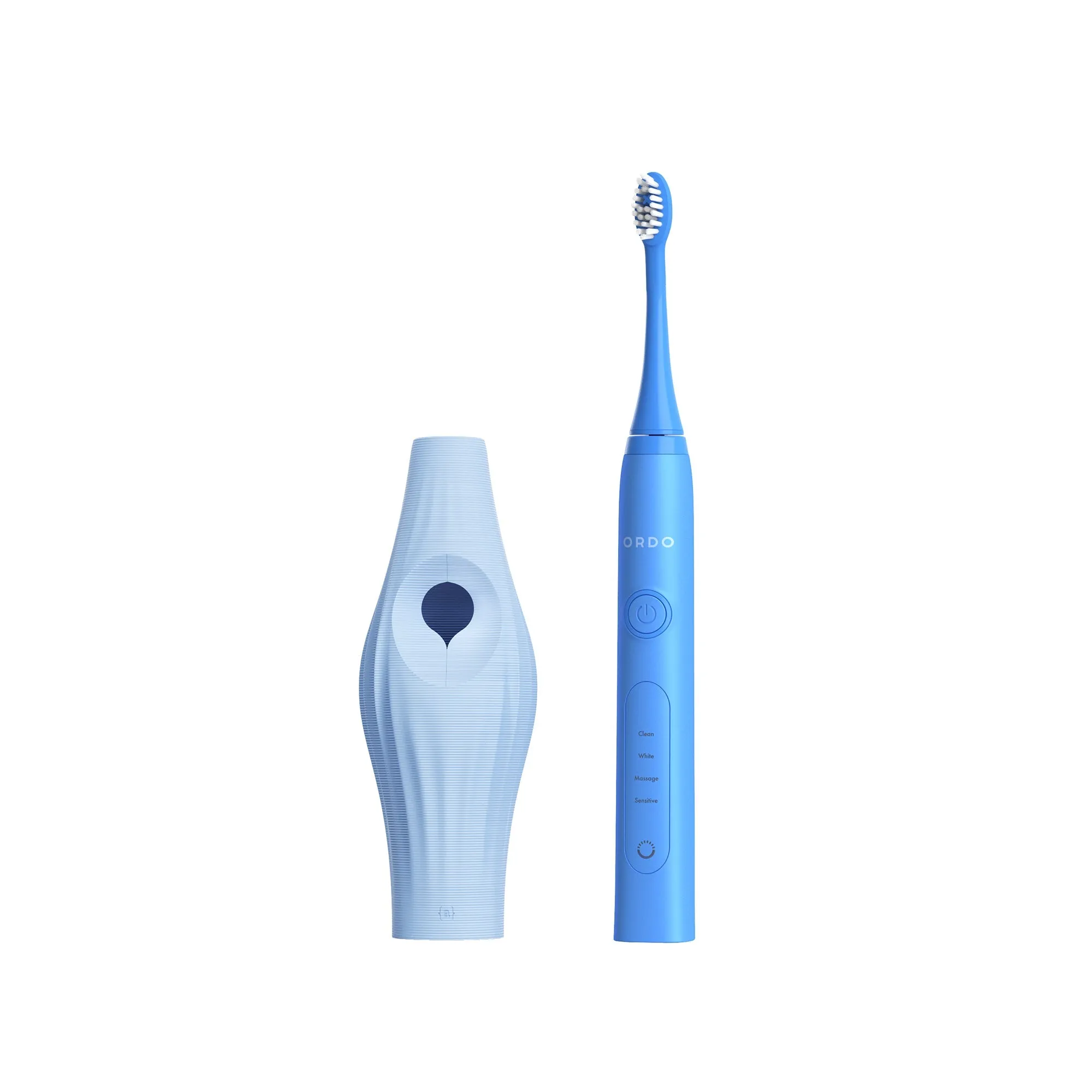 Ordo Sonic  Toothbrush & {access}ories Handle - Soft Blue Ball Small Vertical