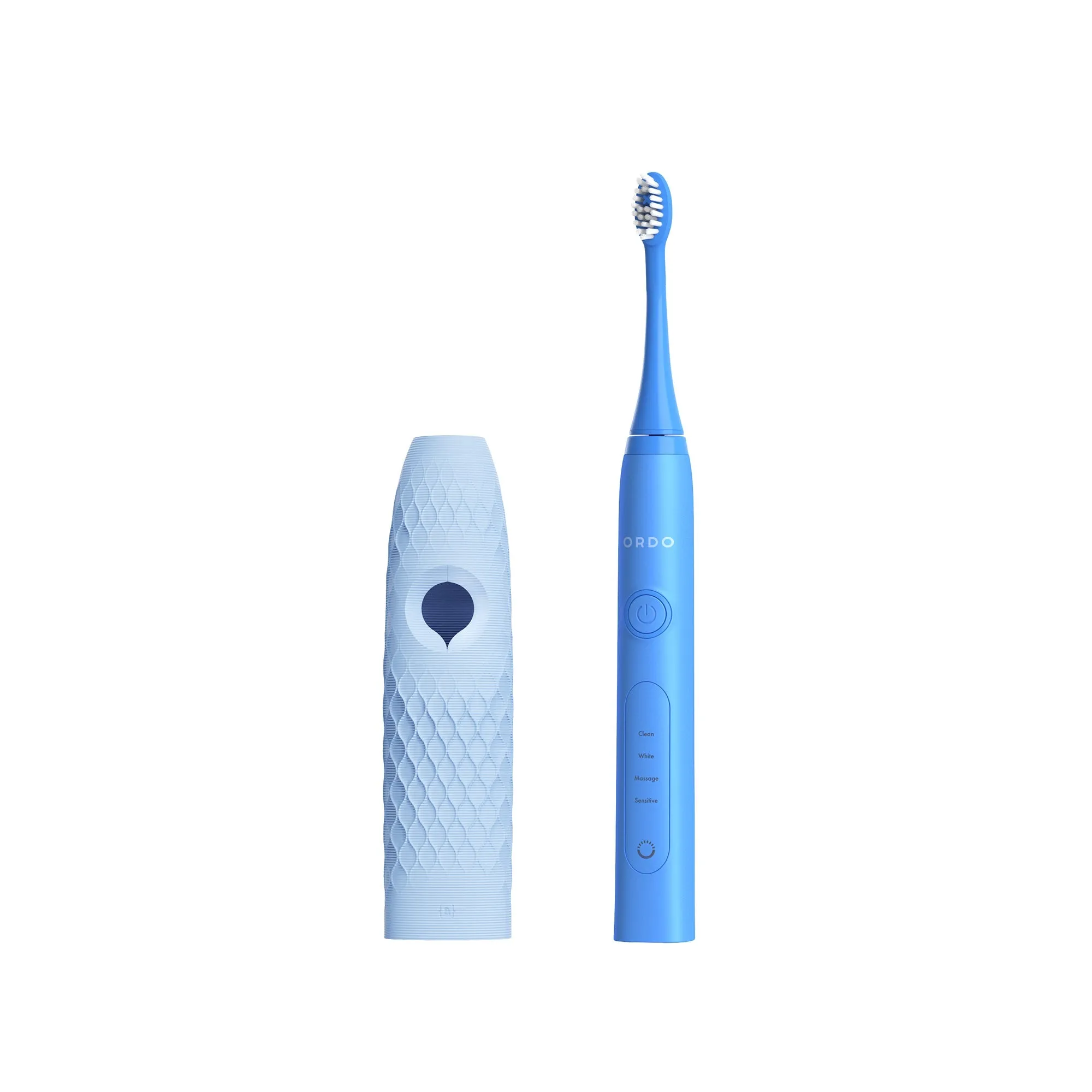 Ordo Sonic  Toothbrush & {access}ories Handle - Soft Blue Hemispherical Small Diamond