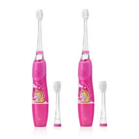 Pack of 2 KidzSonic® Unicorn Kids Electric Toothbrush (3  years)